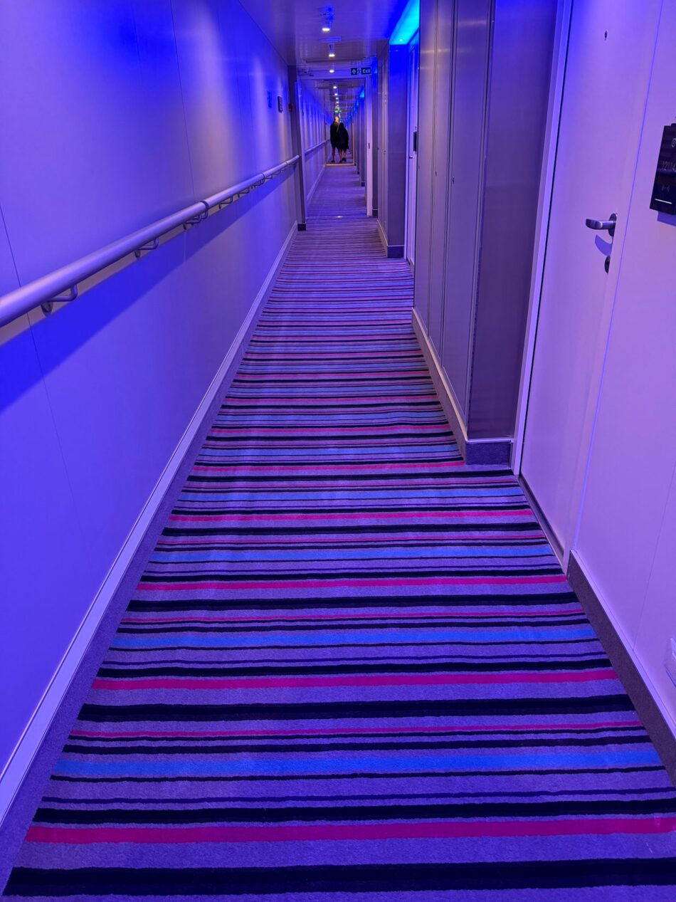 Replaced carpets throughout the ship